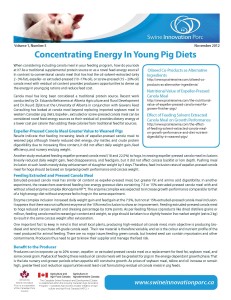 Volume 1 Issue 5_Concentrating Energy In Young Pig Diets